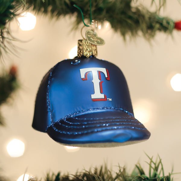 Rangers Baseball Cap Ornament - themonogram manor 