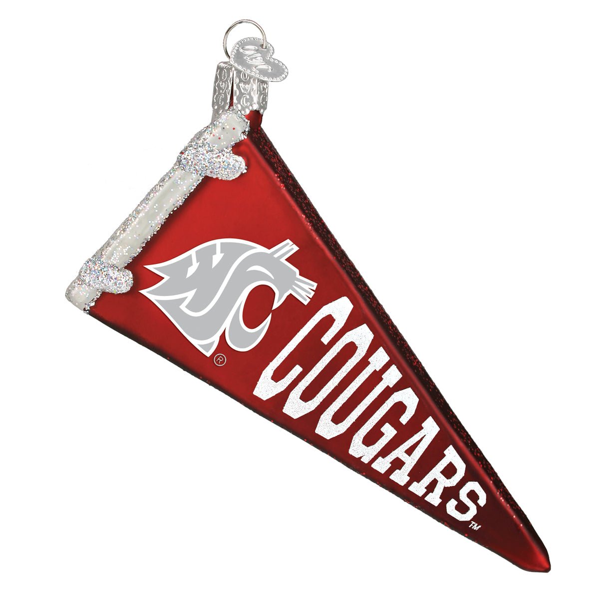 WSU Pennant Ornament - #themonogram manor #