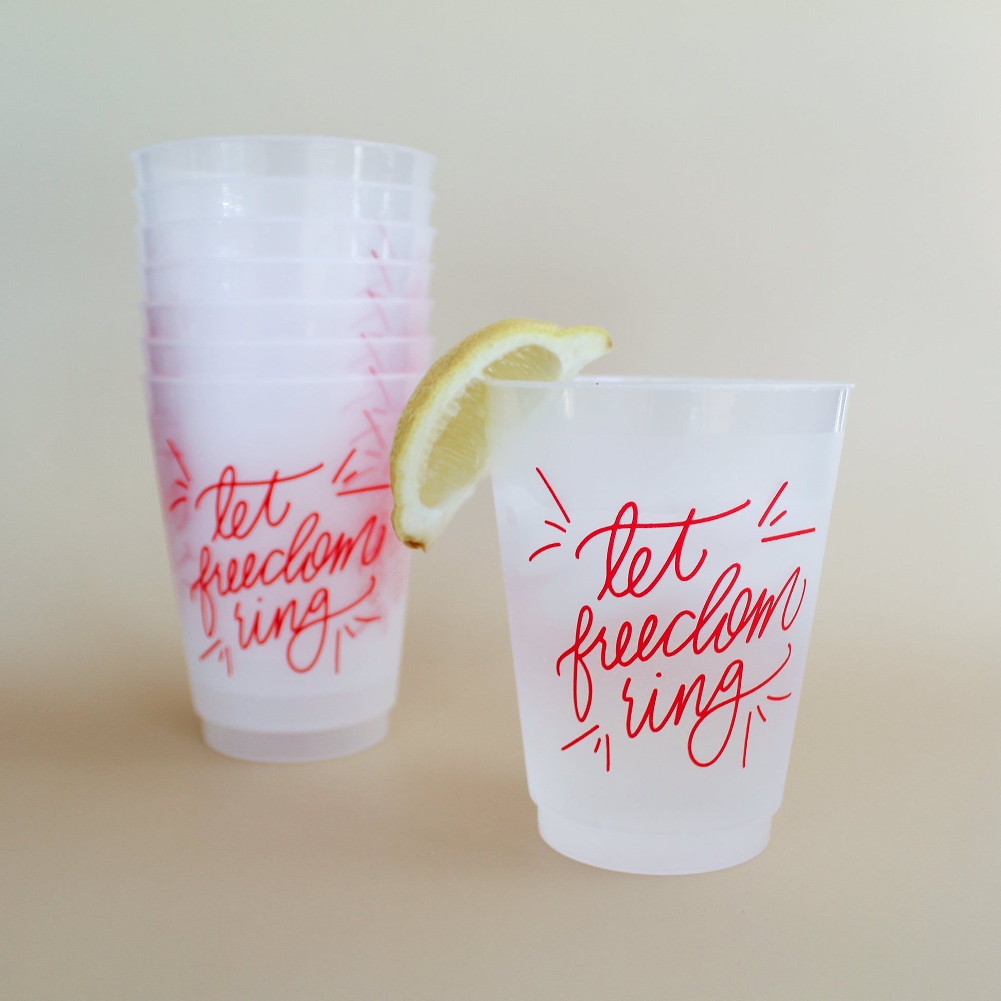 Let Freedom Ring Party Cups - themonogram manor 
