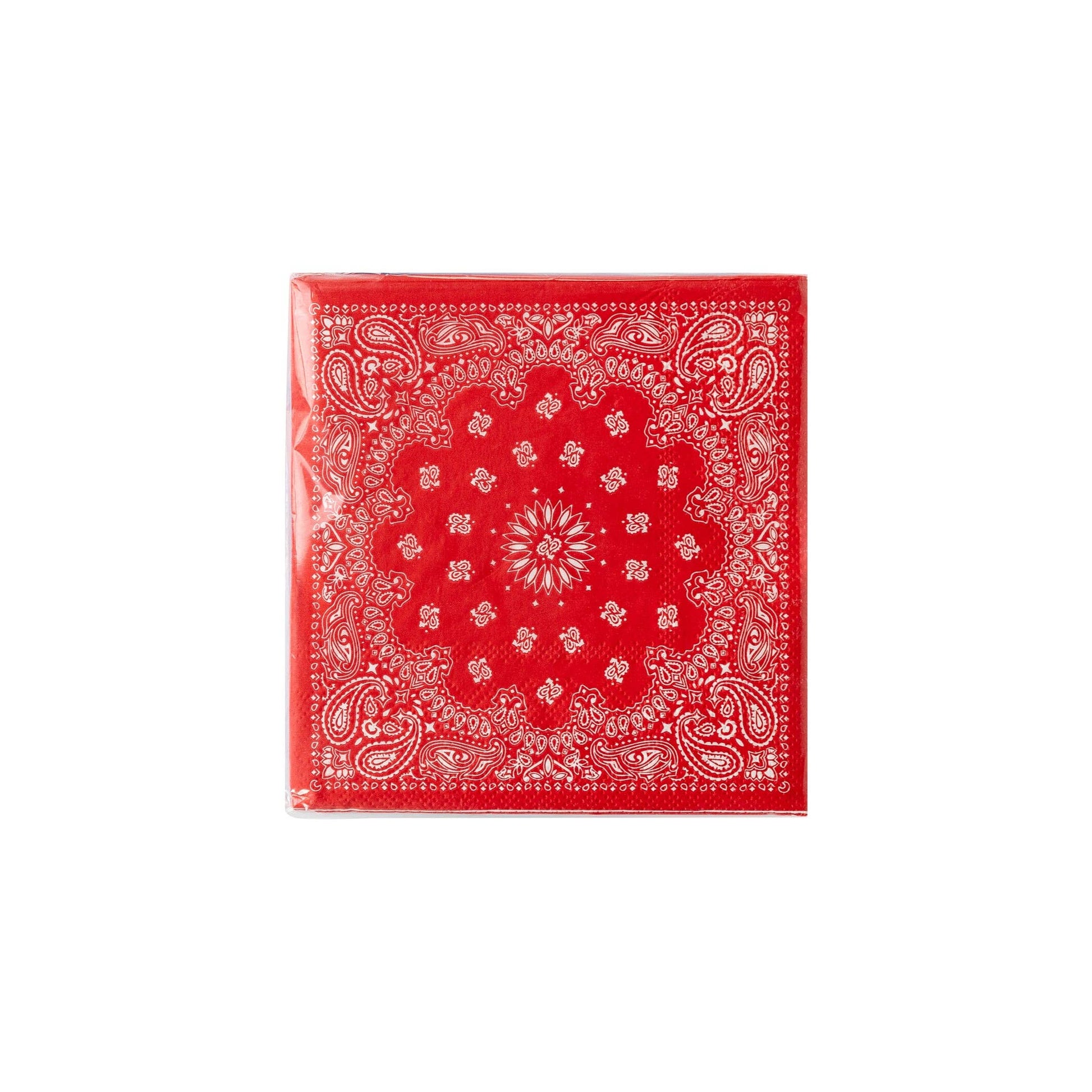 PLTS368T - MME - Bandana Cocktail Napkin Set - themonogram manor 