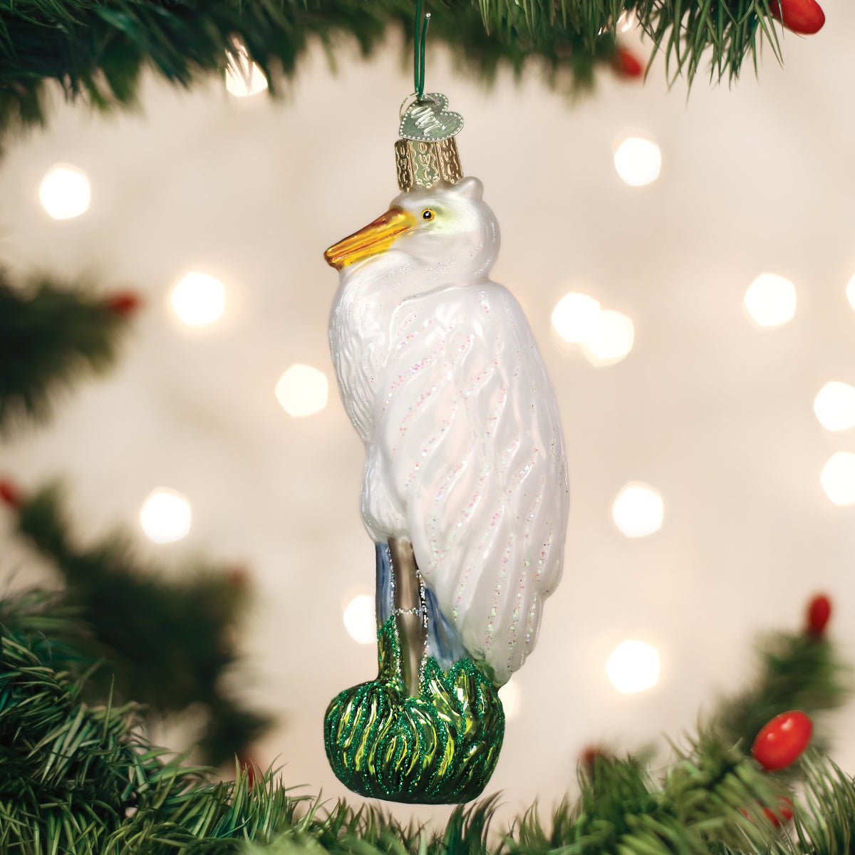 Great Egret Ornament - themonogram manor 
