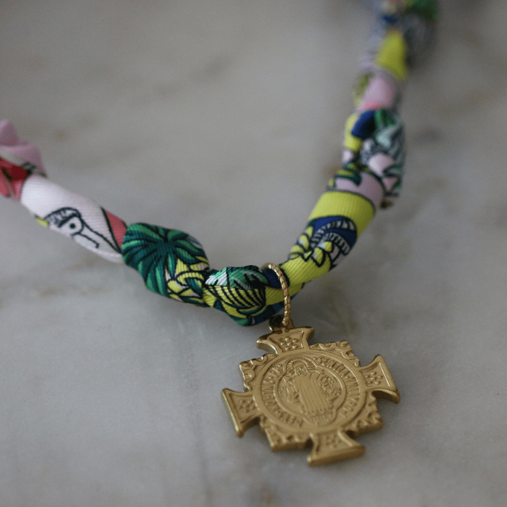 Garden Grace Scarf Necklace - themonogram manor 