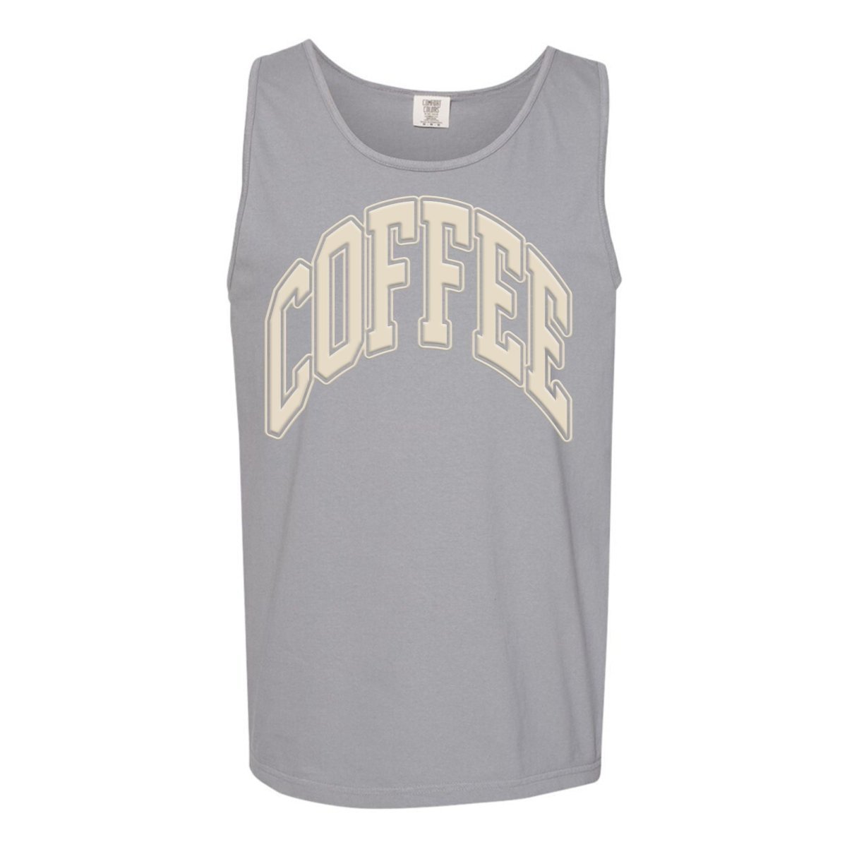 'Coffee' PUFF Tank Top - themonogram manor 