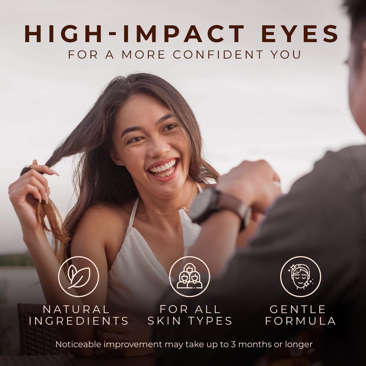Lash and Brow Oil - 100% Pure Natual Organic Castor Oil Eyelash & Eyebrow Serum for Fuller-Looking Lashes & Brows (0.34 Fl Oz) - themonogram manor 