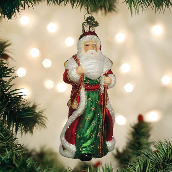 Father Christmas With Bells - #themonogram manor #
