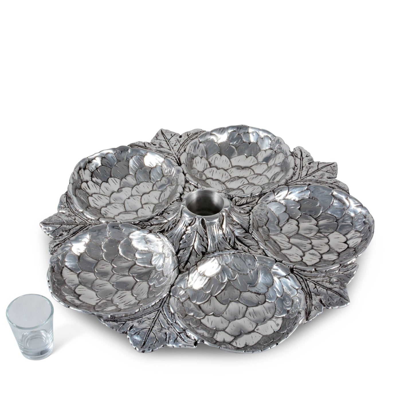 Artichoke 5 Section Snack Tray - themonogram manor 