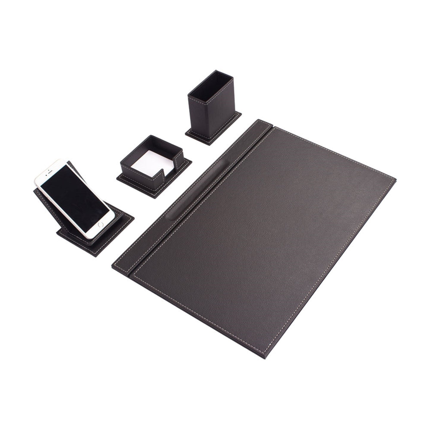MOOG Luxury Desk Set - 9 Accessories - Brown - 9 PCS - themonogram manor 