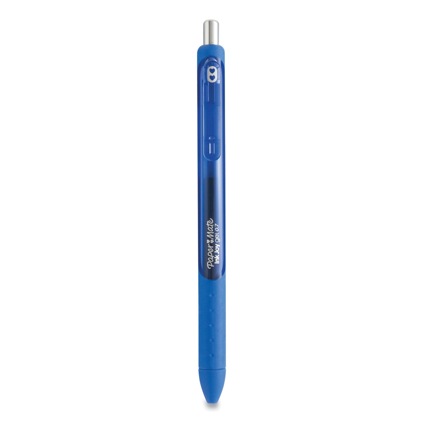 Paper Mate InkJoy Gel Pen, Retractable, Medium 0.7 mm, Blue Ink, Blue Barrel, Dozen - themonogram manor 