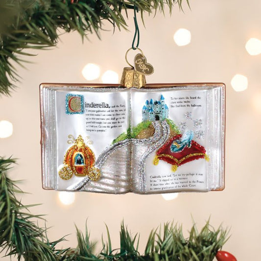 Cinderella Book Ornament - themonogram manor 