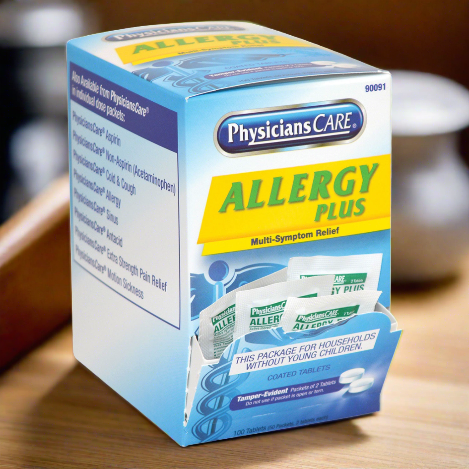 PhysiciansCare Allergy Antihistamine Medication, Two - Pack, 50 Packs/Box - themonogram manor 
