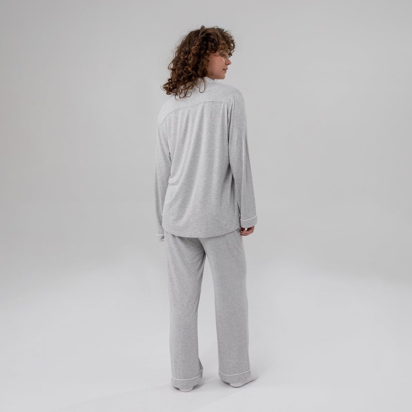 Women's Luxe Bamboo Long PJ Set - themonogram manor 