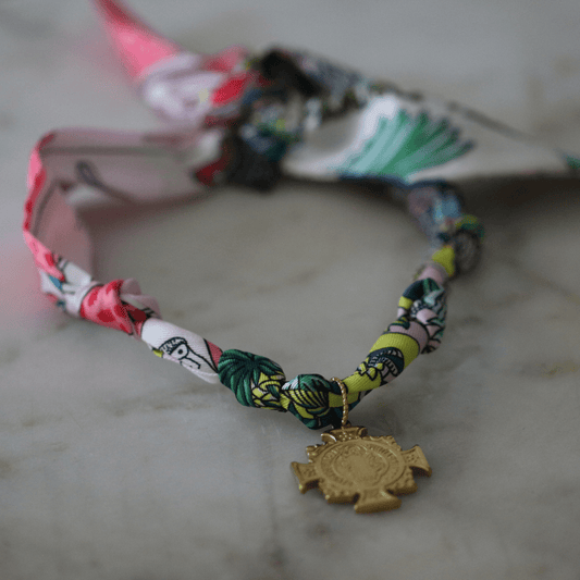 Garden Grace Scarf Necklace - themonogram manor 