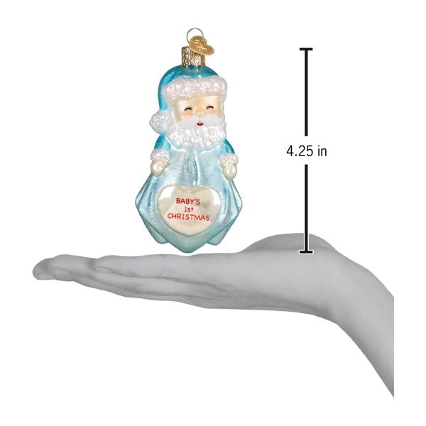 Baby Boys 1st Santa Lovey Ornament - themonogram manor 