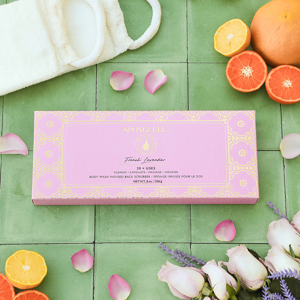 French Lavender Body Wash Infused Back Buffer - themonogram manor 