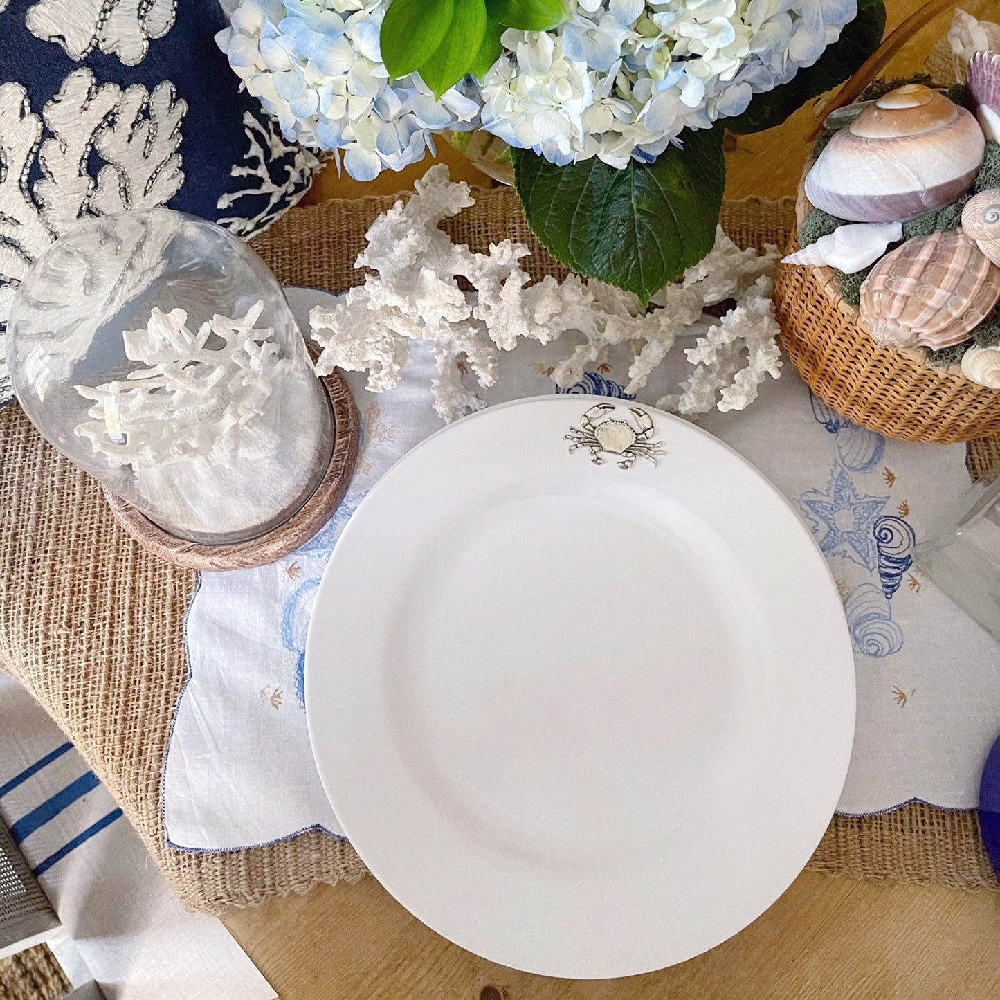 Crab Melamine Lunch Plates - Set of 4 - themonogram manor 