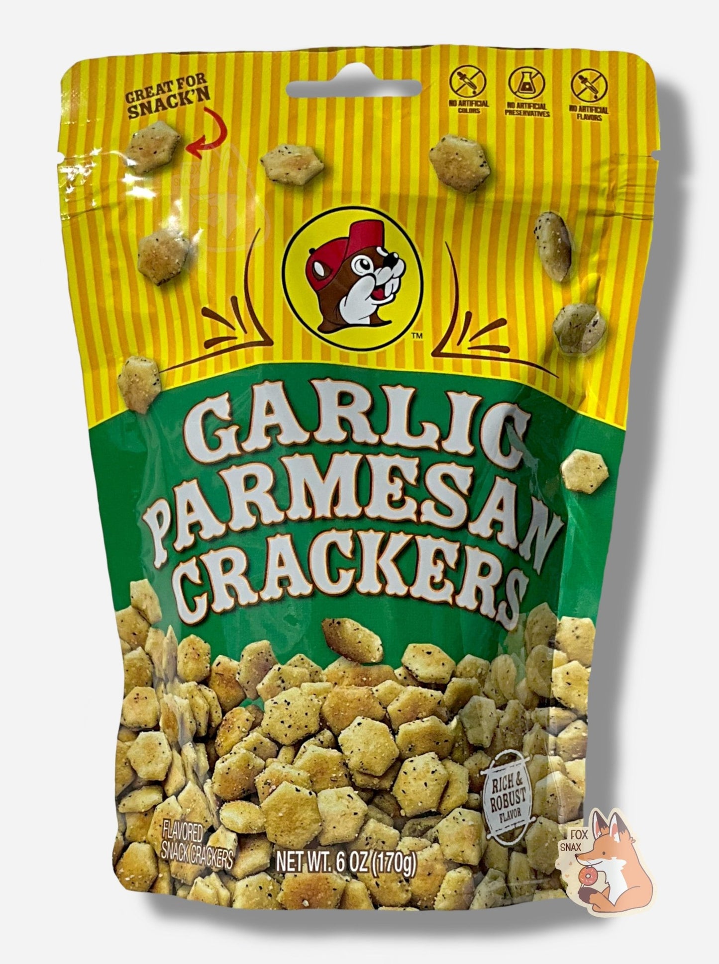 Buc - ee's Garlic Parmesan Crackers - themonogram manor 