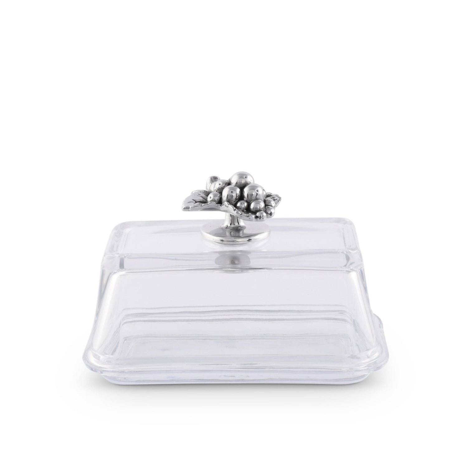 Glass Butter Dish - Grape - themonogram manor 