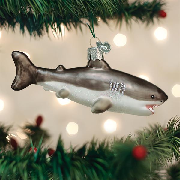 Great White Shark Ornament - themonogram manor 