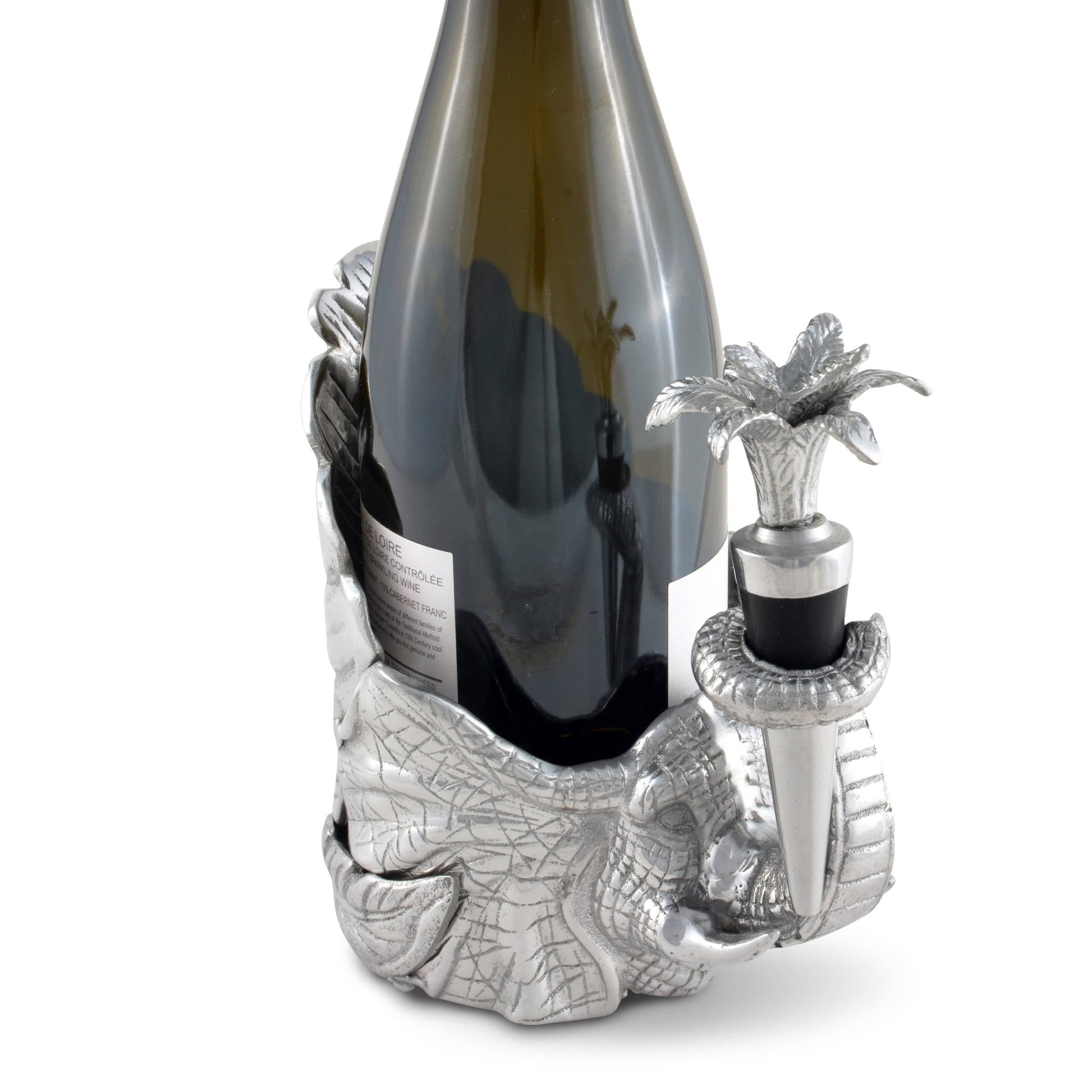 Elephant Wine Coaster and Stopper Set - themonogram manor 