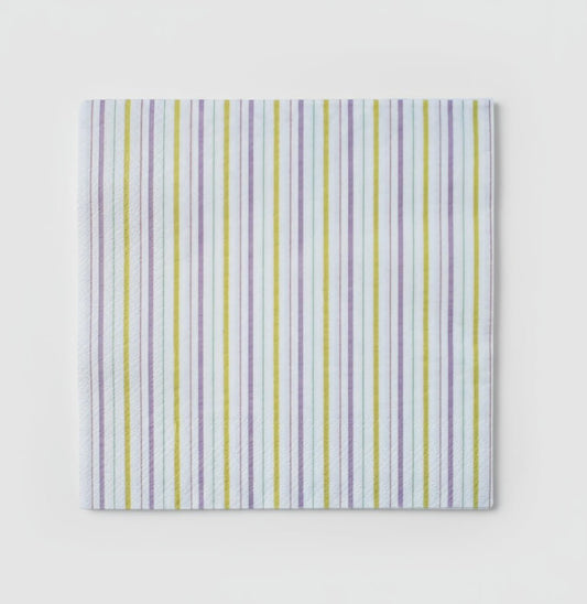 Multicolor Fine Stripes Napkins (Set of 16) - themonogram manor 
