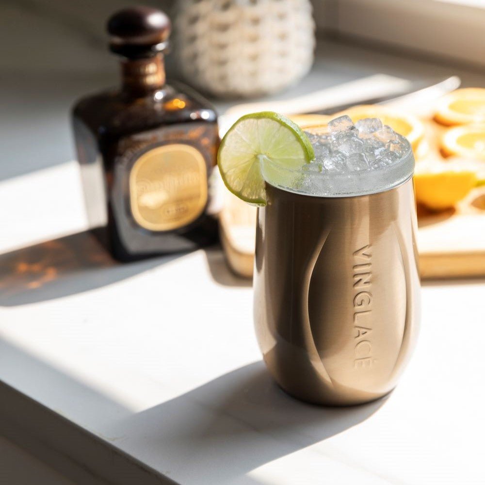 Glass Lined Wine Glass - themonogram manor 