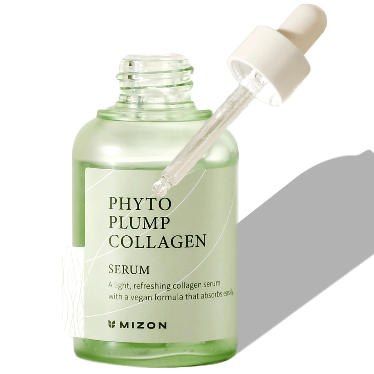 Phyto Plump Collagen Serum 1.01 Fl.Oz. - Hydrating, Anti-Aging, Soothing & Firming, Vegan Skincare Solution Based on Tremella Fuciformis with Natural Extracts - themonogram manor 