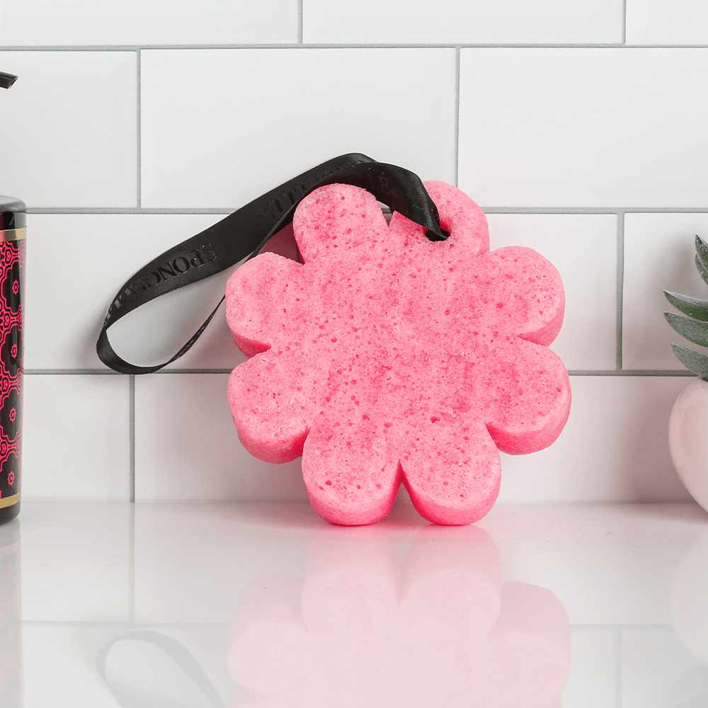 Bulgarian Rose | Wild Flower Bath Sponge - themonogram manor 