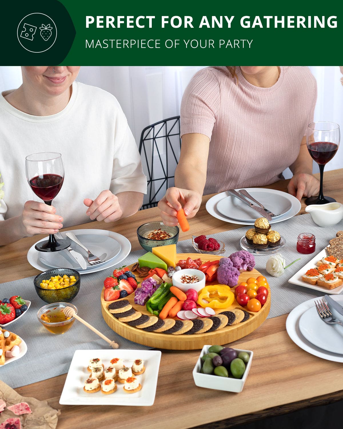 Cheese Board, Round - themonogram manor 