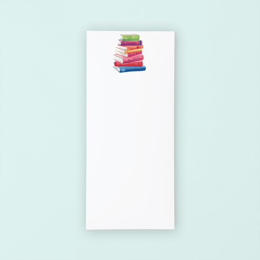 Pastel Book Stack Lists Pad - themonogram manor 
