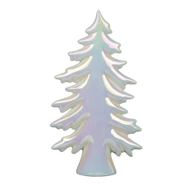Iridescent Ceramic Trees Set - themonogram manor 