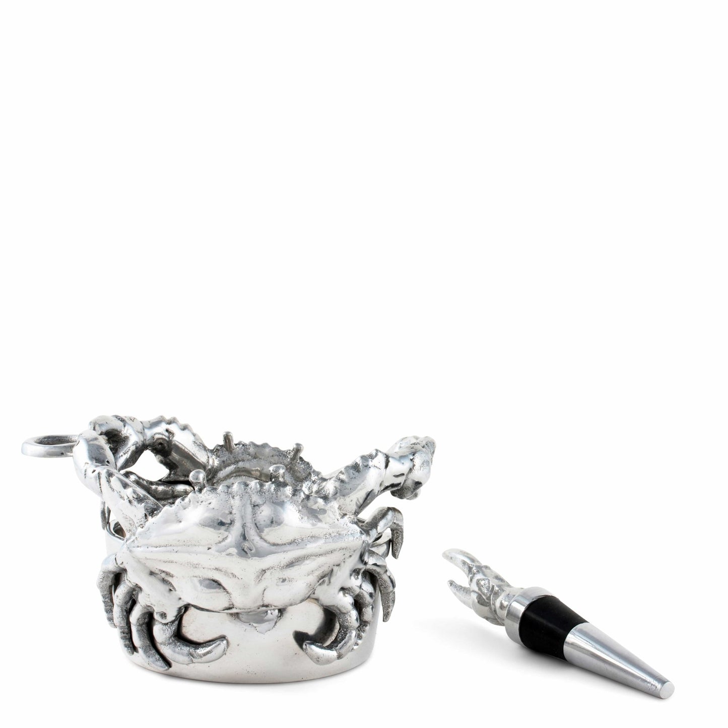 Crab Wine Caddy and Stopper Set - themonogram manor 