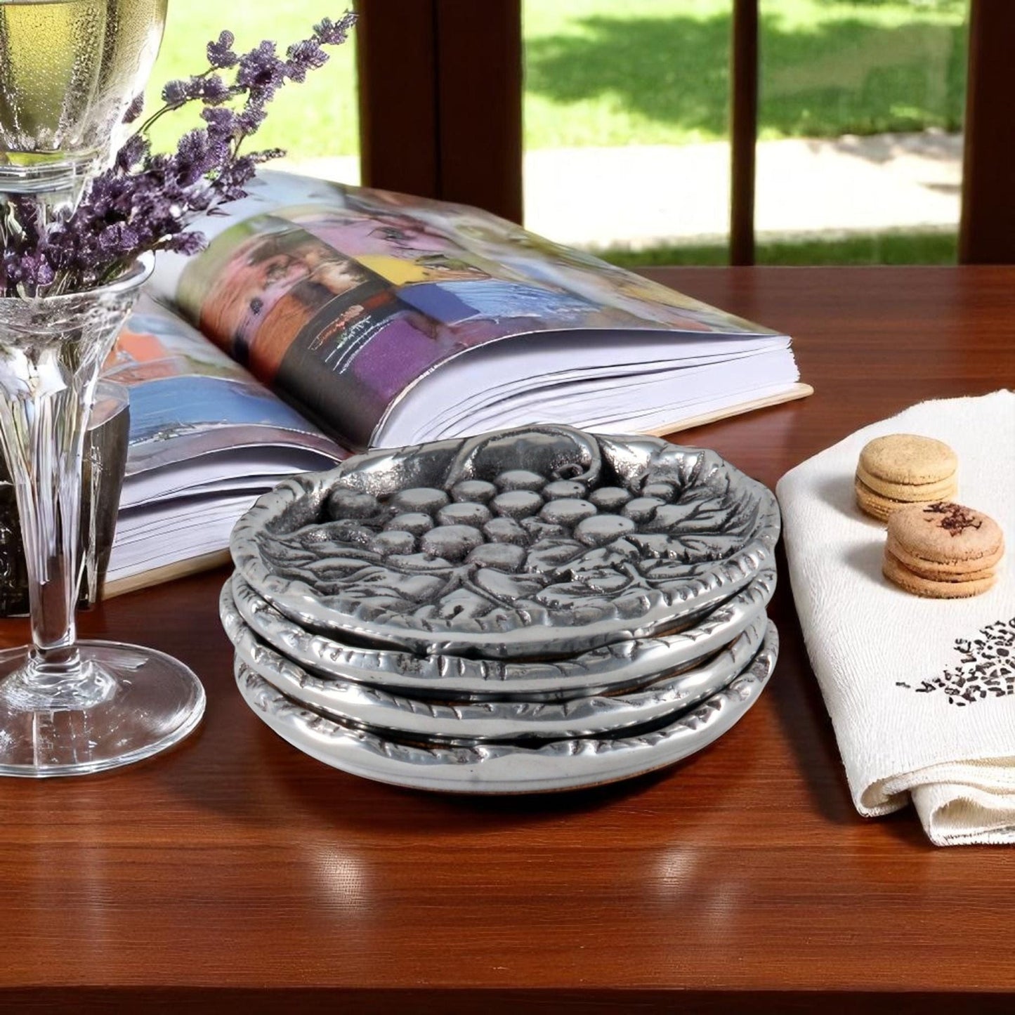 Grape Drink Coaster Set of 4 - themonogram manor 