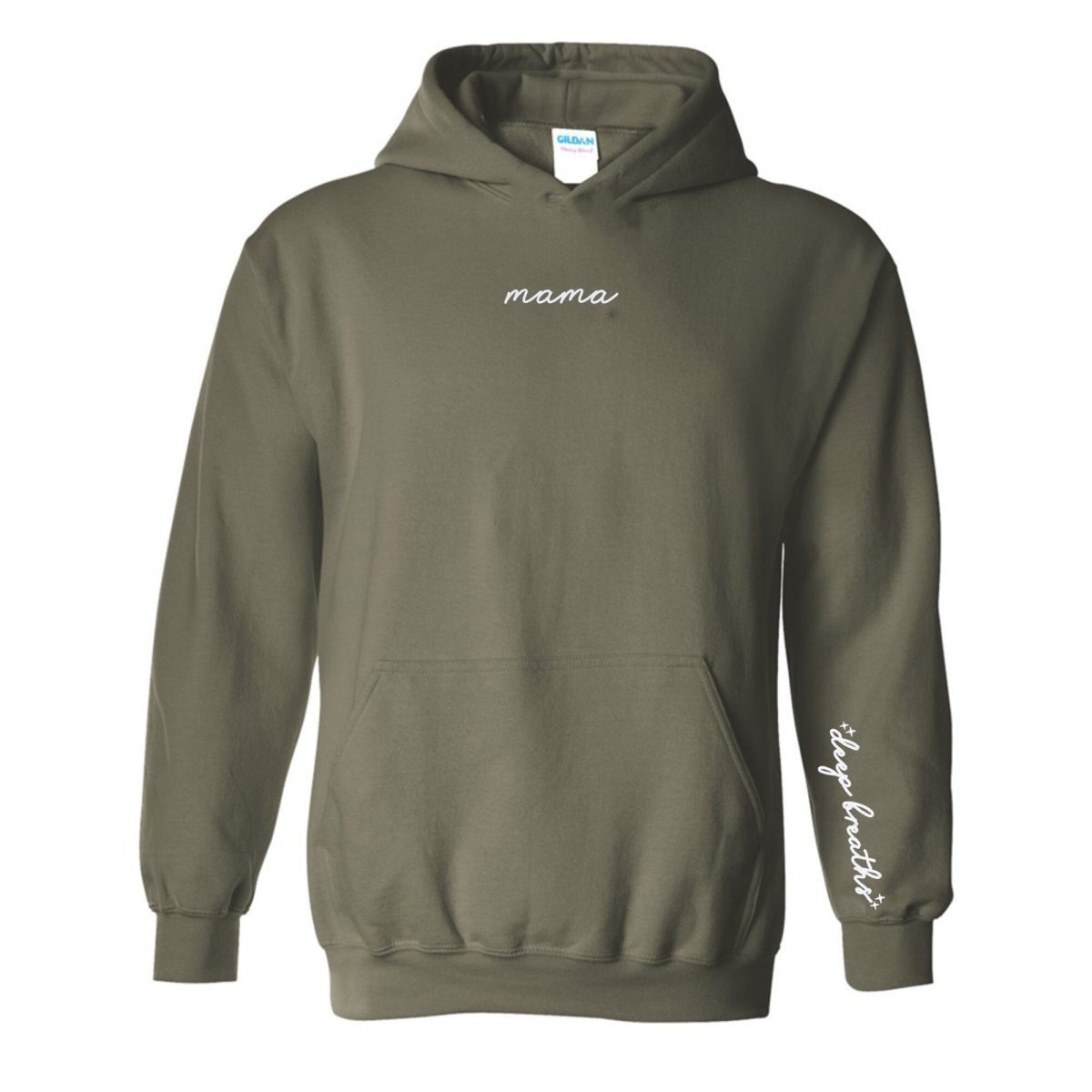 Mama 'Deep Breaths Reminder' Hoodie - themonogram manor 
