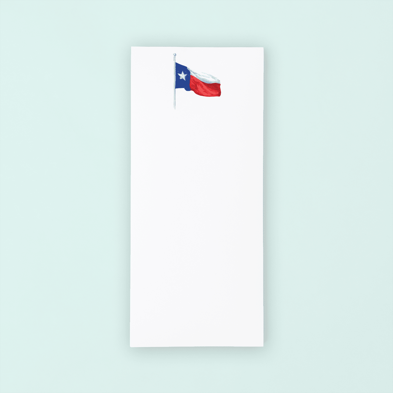 Waving Texas Flag Lists Pad - themonogram manor 