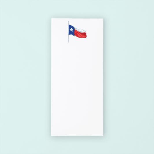 Waving Texas Flag Lists Pad - themonogram manor 
