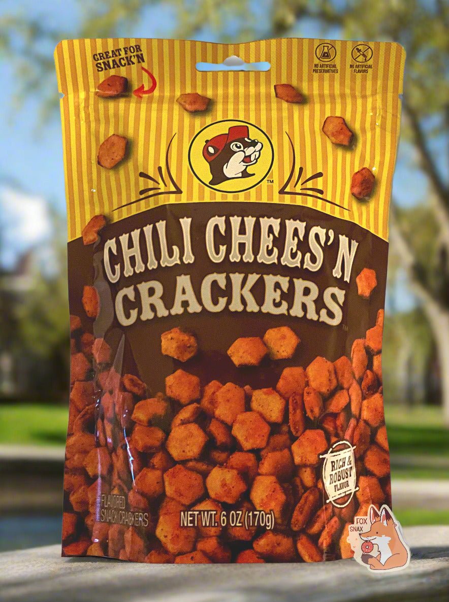 Buc - ee's Chili Chees'n Crackers - themonogram manor 