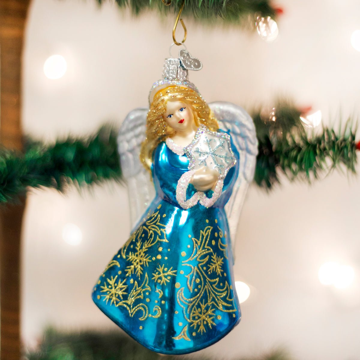 Glistening Snowflake Angel - themonogram manor 