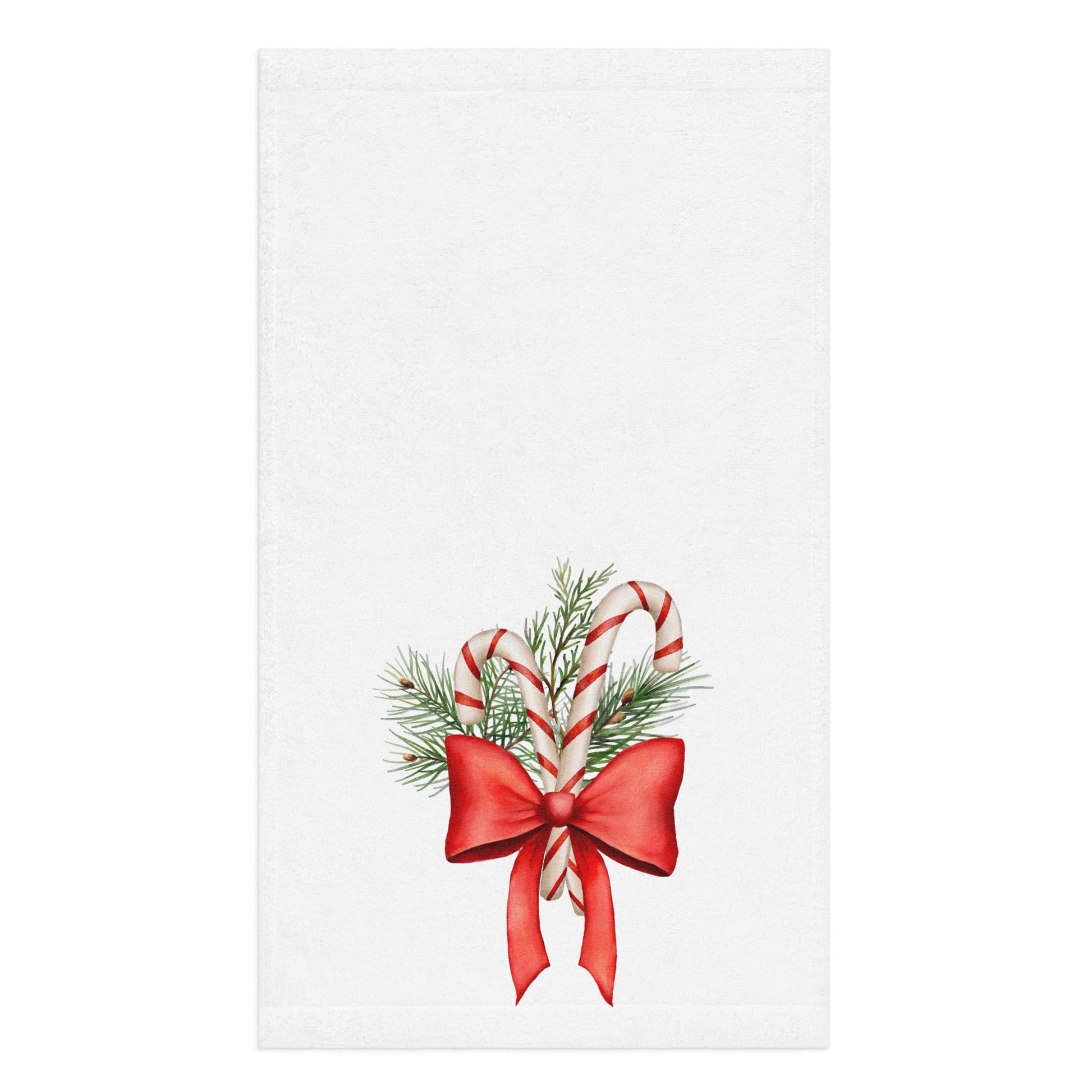 Christmas Candy Cane Hand towel - themonogram manor 