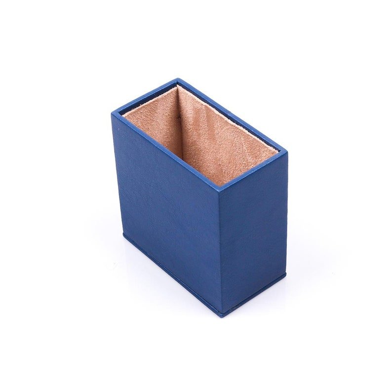 MOOG Leather Desk Set - Double Document Tray - Blue - 10 PCS - themonogram manor 