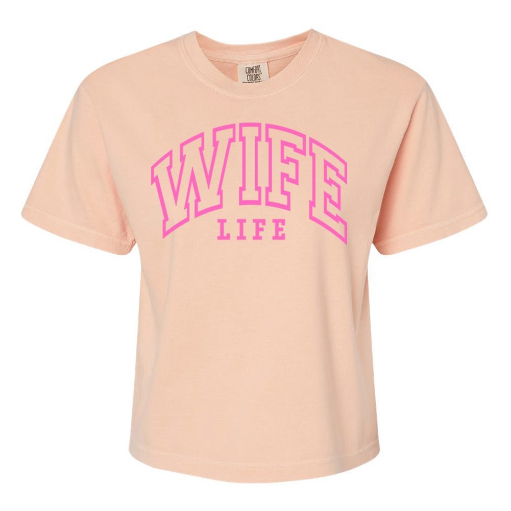 'Wife Life' Boxy T-Shirt - themonogram manor 