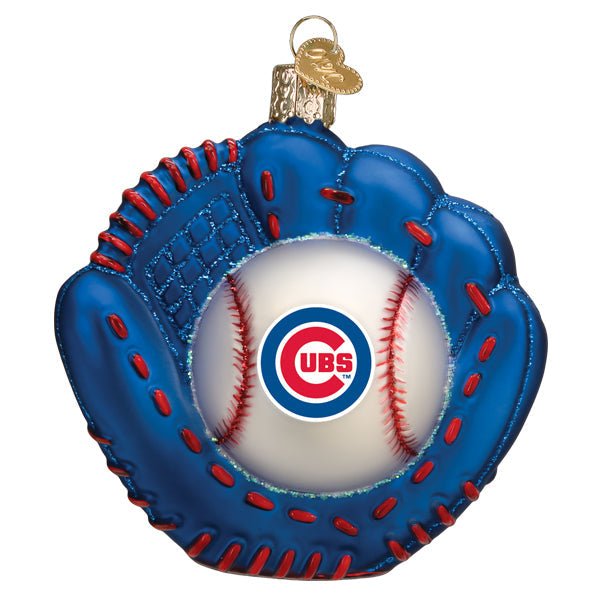 Cubs Baseball Mitt Ornament - themonogram manor 