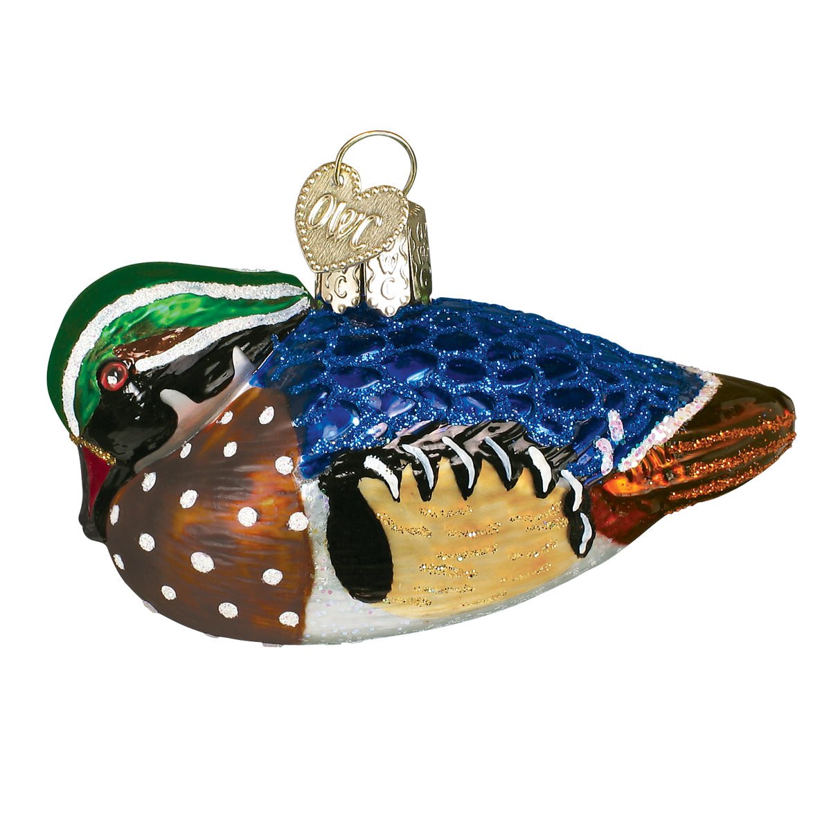 Wood Duck Christmas Ornament - #themonogram manor #
