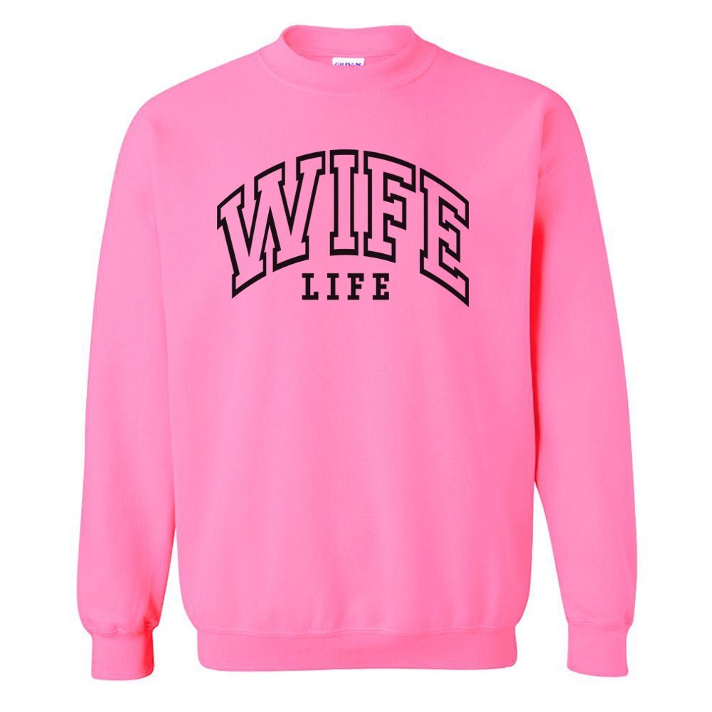 'Wife Life' Crewneck Sweatshirt - themonogram manor 