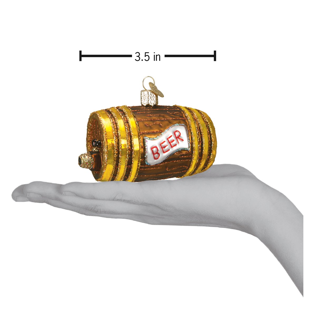 Beer Keg Ornament - themonogram manor 