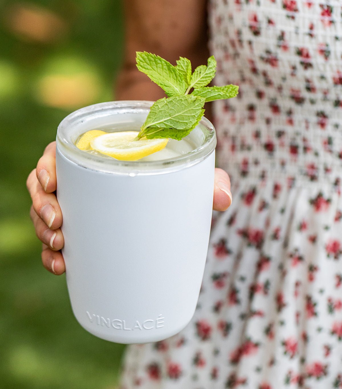 Everyday Glass in White - themonogram manor 