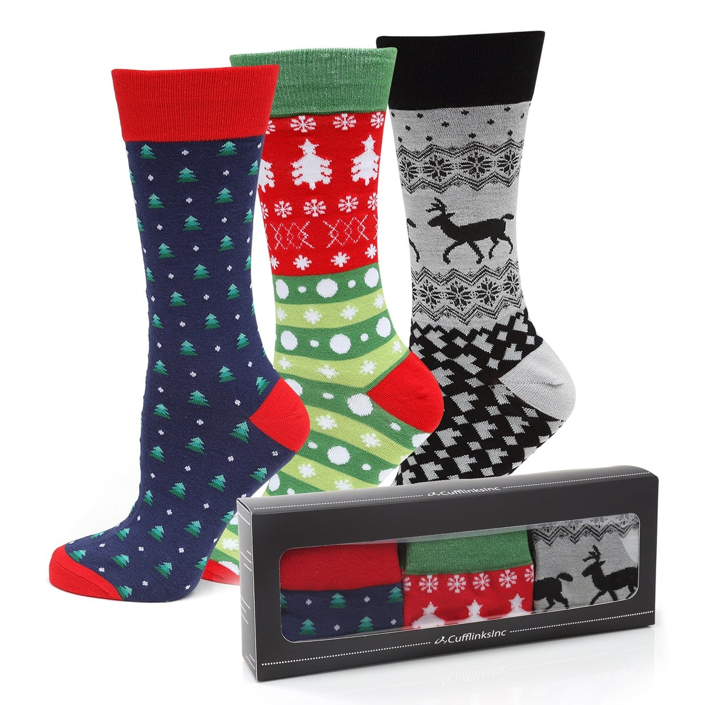 Holiday Sock 3 Pack Gift Set - themonogram manor 