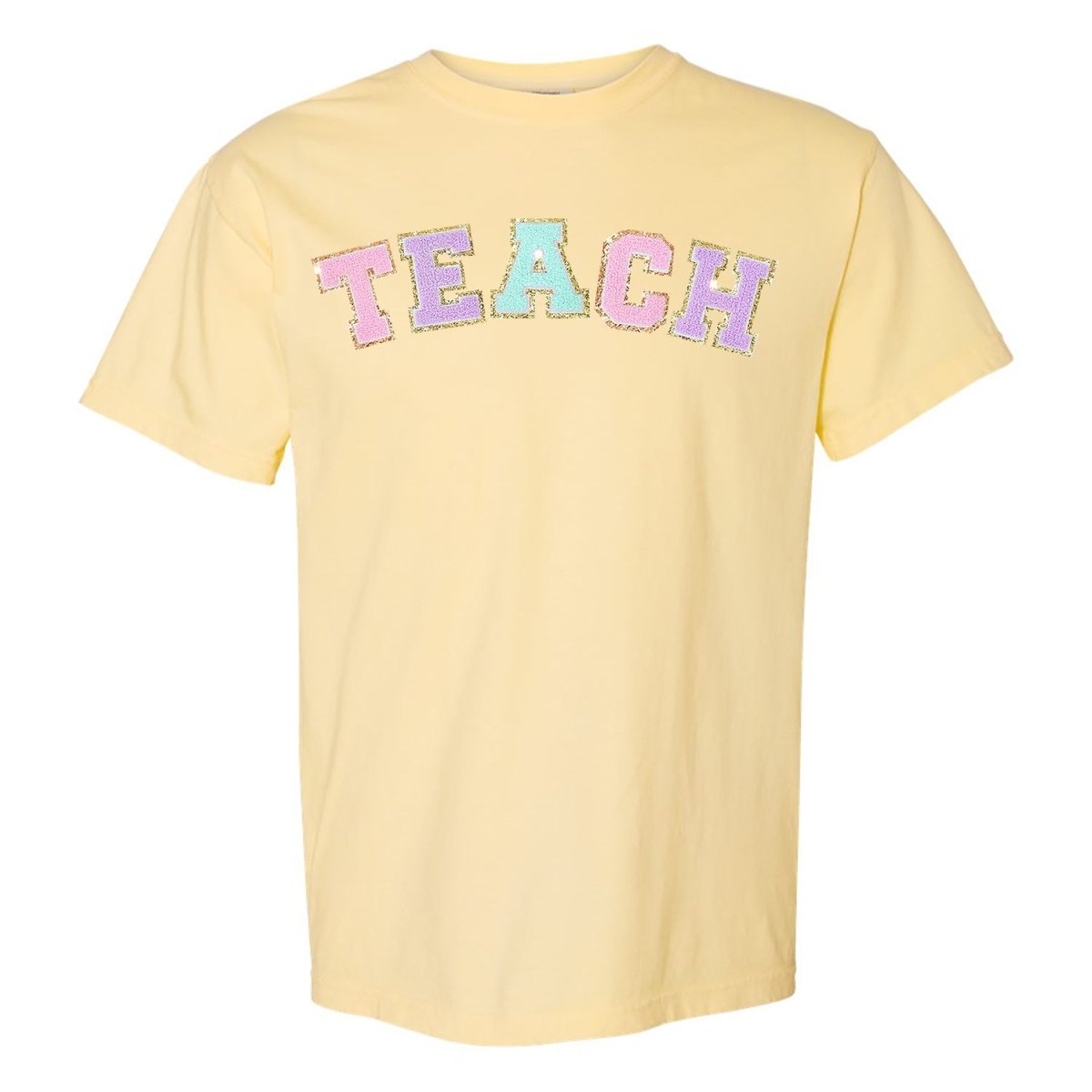 'Teach' Letter Patch T-Shirt - themonogram manor 