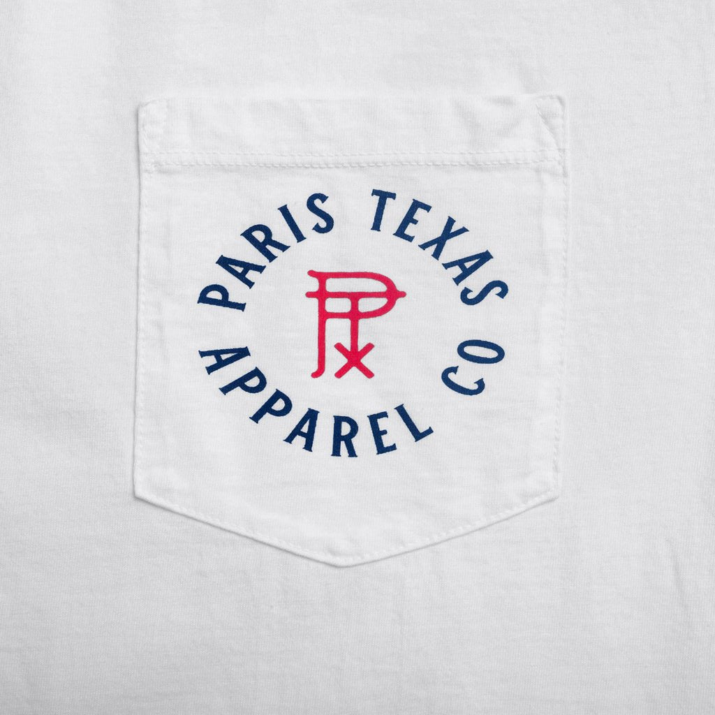Flags of the Republic Pocket T-Shirt - White - themonogram manor 