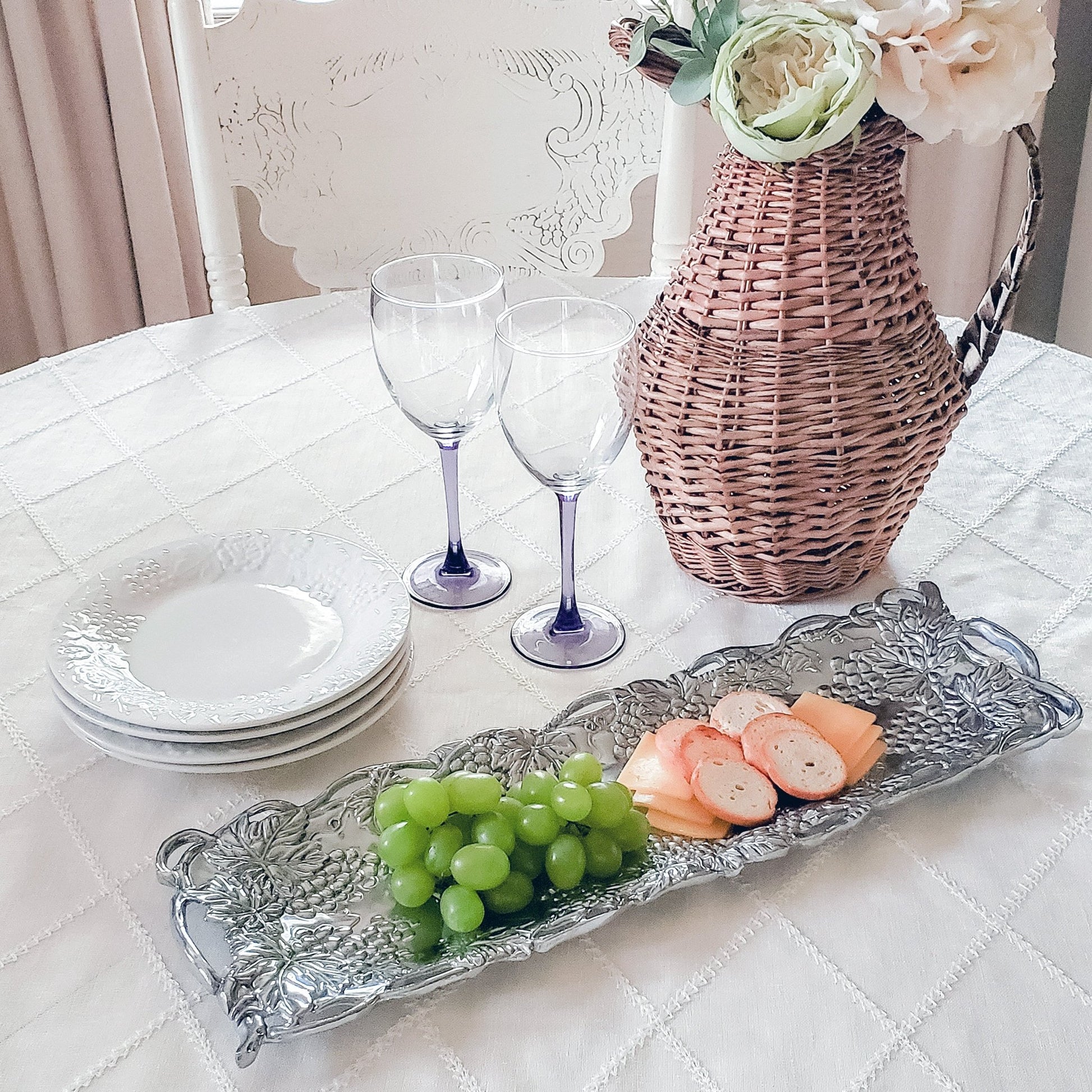 Grape Oblong Tray - themonogram manor 