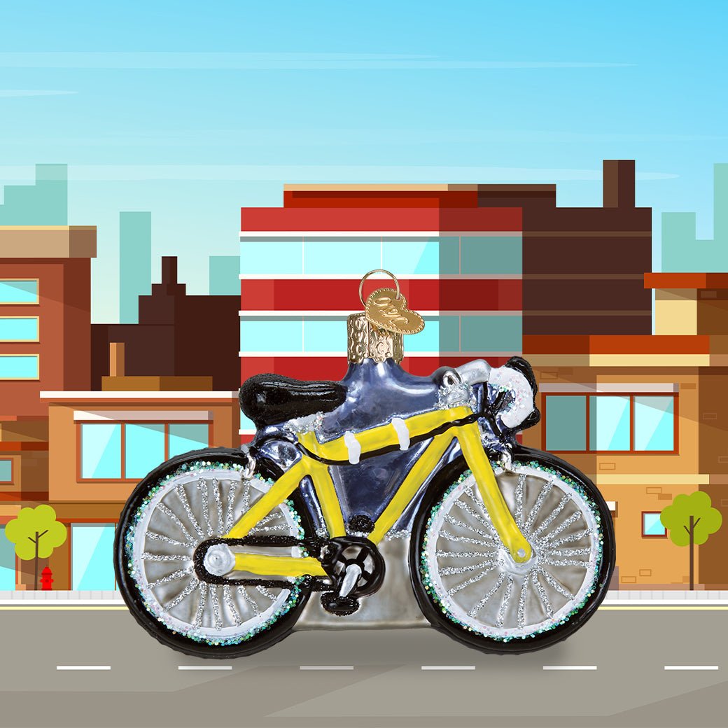 Road Bike Ornament - themonogram manor 